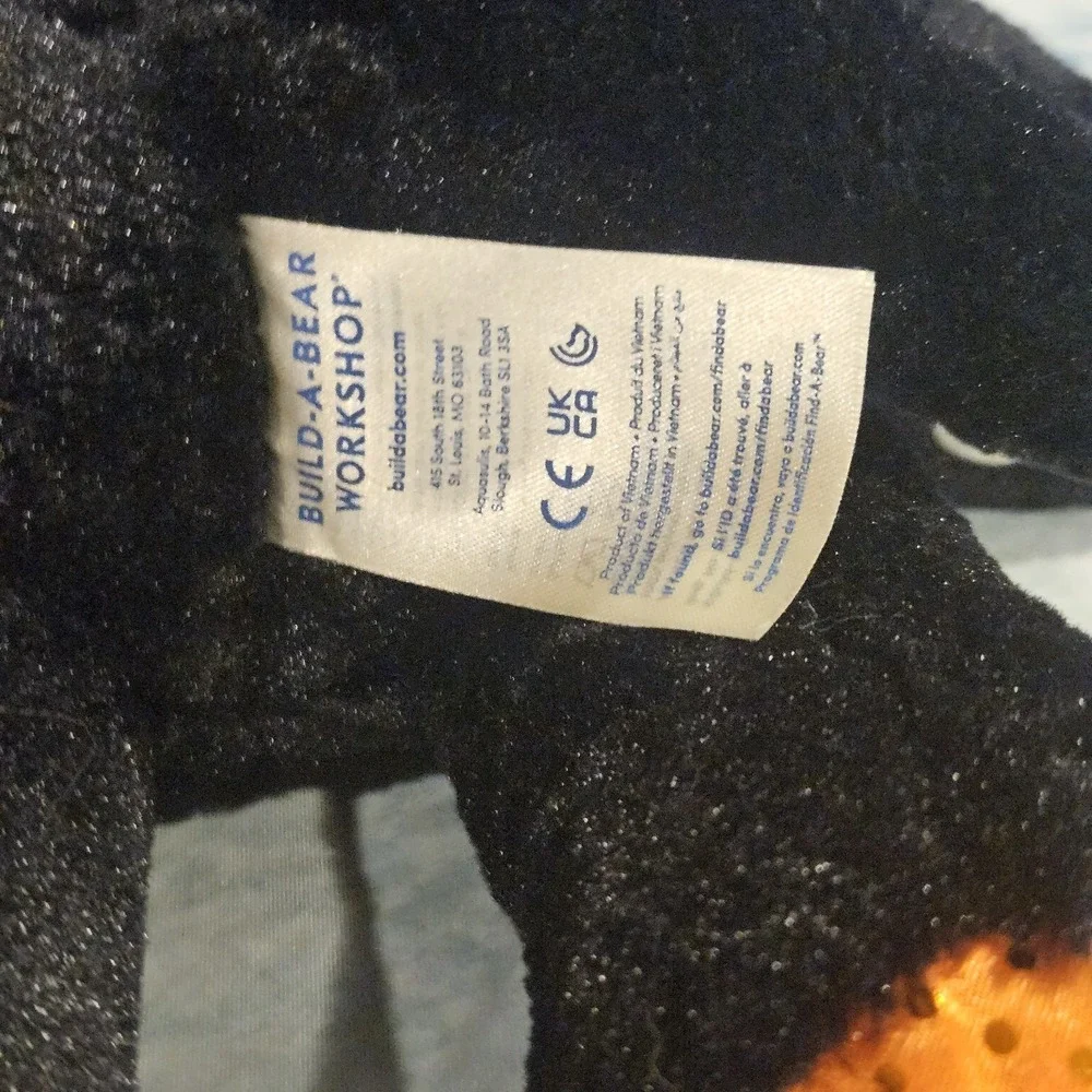 Build A Bear Halloween‎ Black Cat & Hello Pumpkin Teddy Bear Plush Bundle Fall
